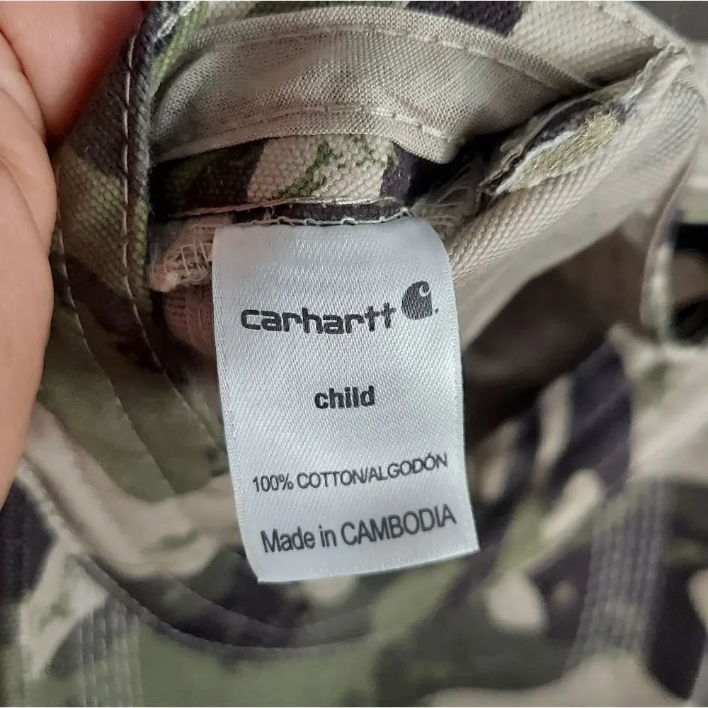 Children's Carhartt Camo Baseball Hat